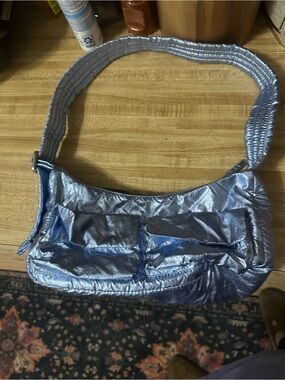 Baggu Metallic cargo shoulder bag